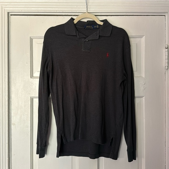 Polo Ralph Lauren Other - Men’s medium classic Ralph Lauren, long sleeve polo in charcoal gray